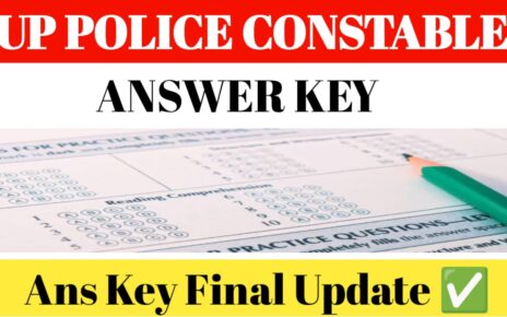 Up Police Constable Answer Key Direct Link 2024